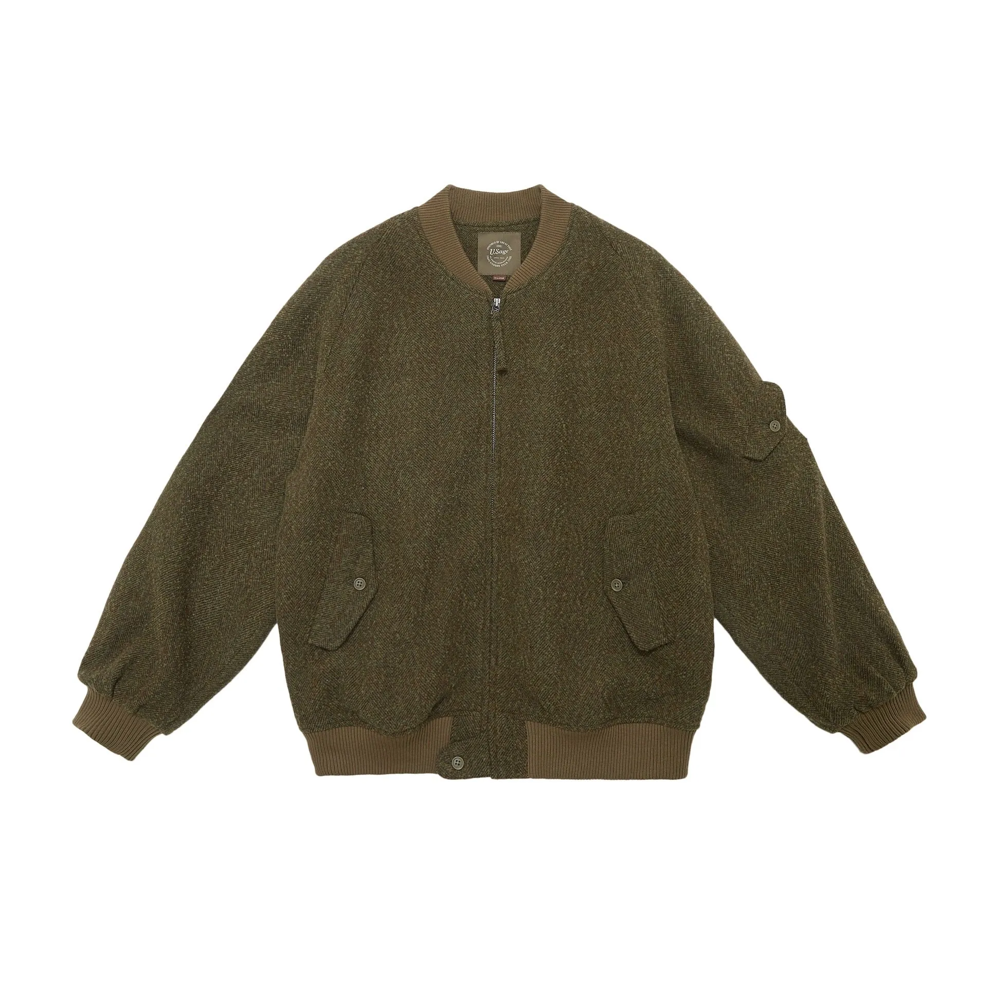 Wool Bomber Jacket