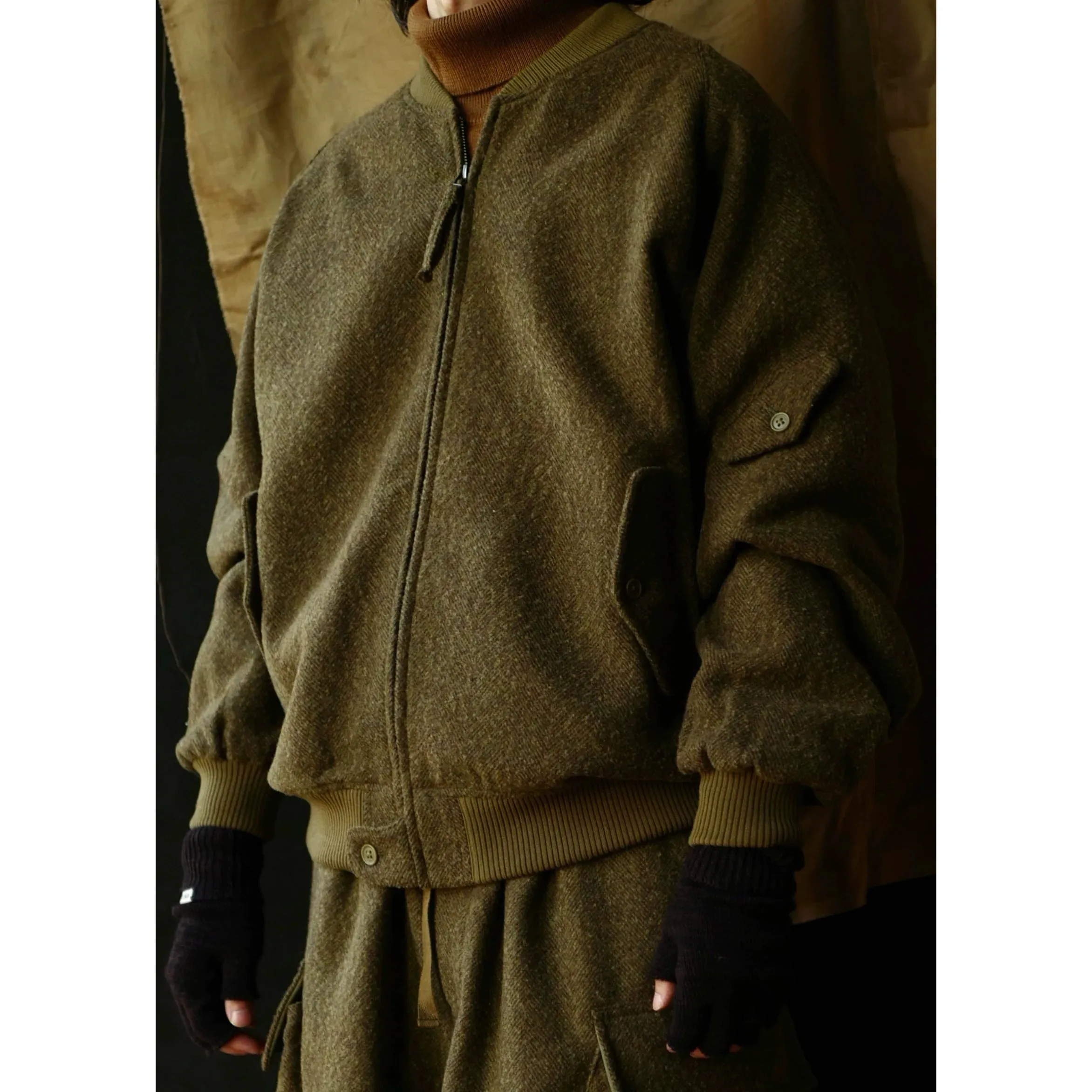 Wool Bomber Jacket