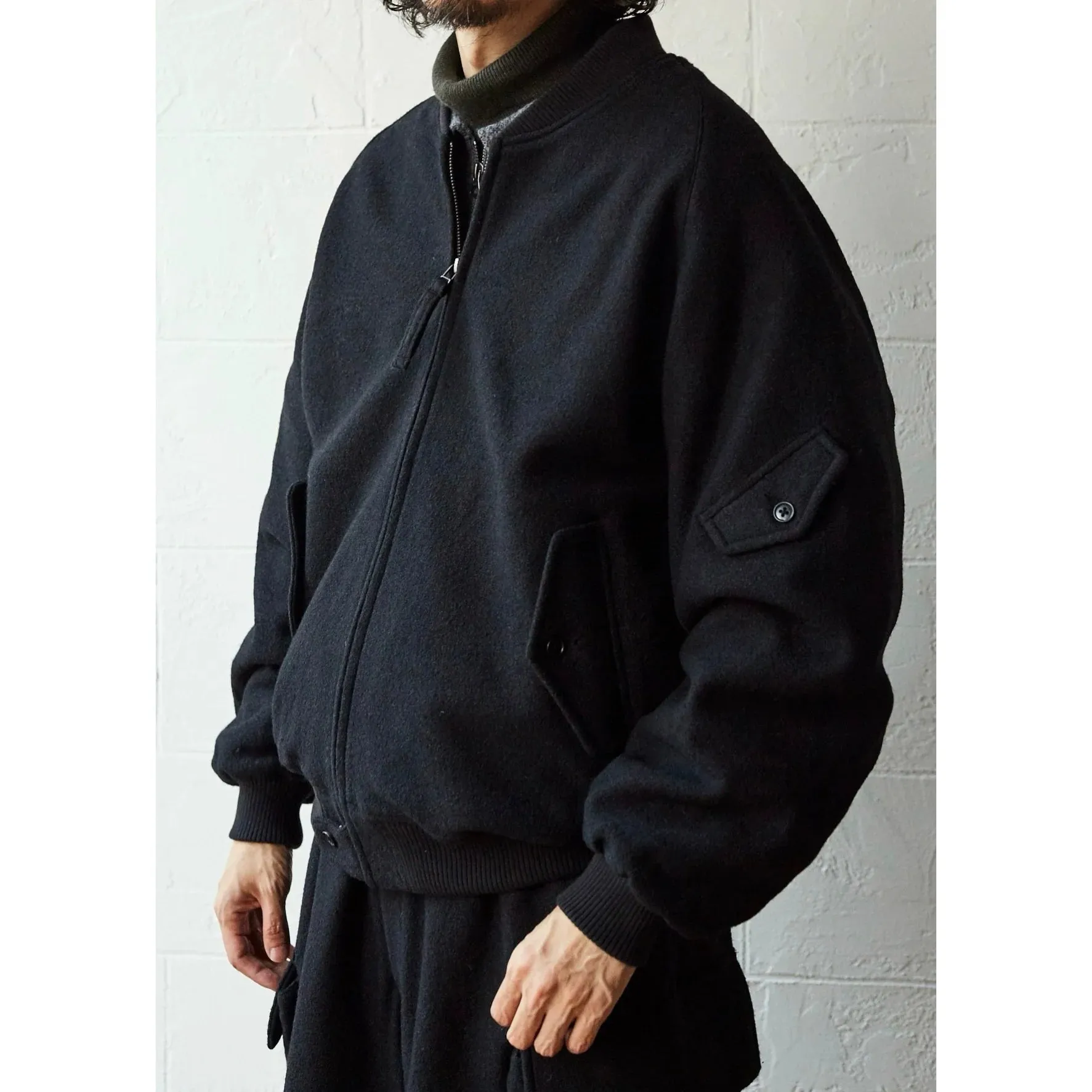 Wool Bomber Jacket