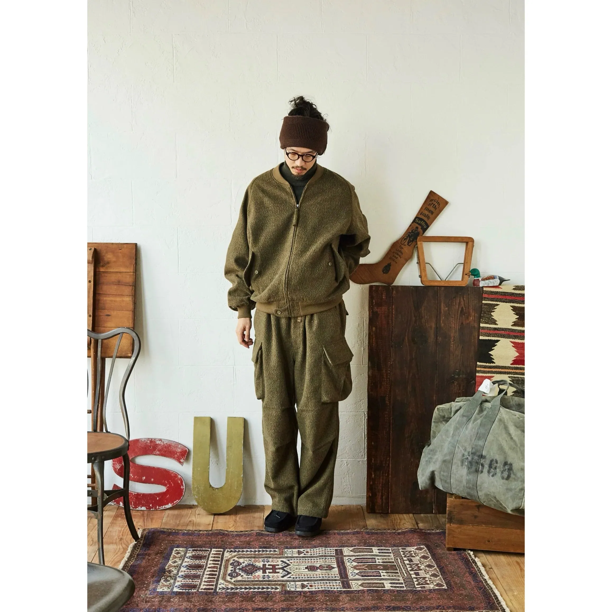 Wool Bomber Jacket
