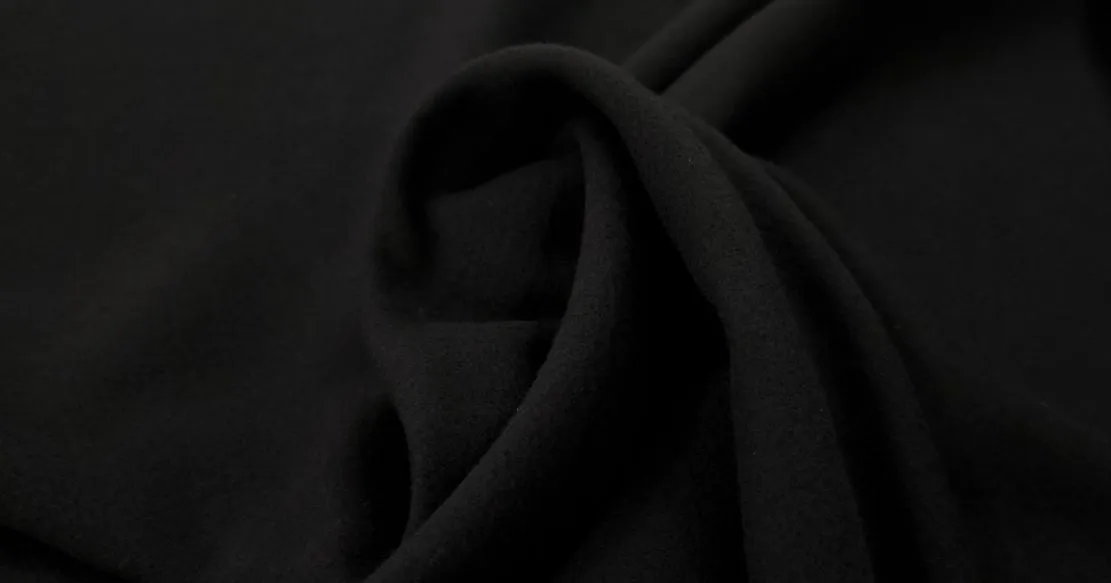 Wool Coating Black