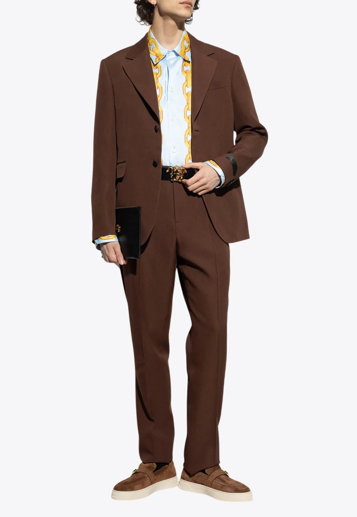 Wool Formal Pants with Tailoring Label