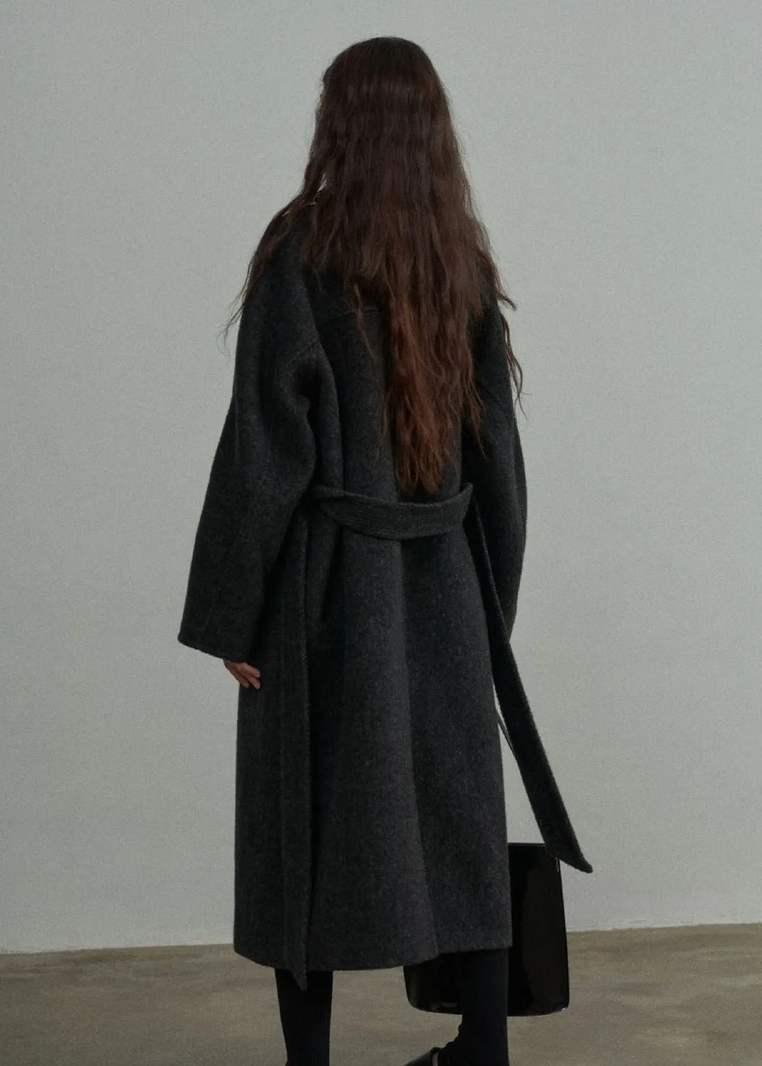 Wool Silk Blend Coat