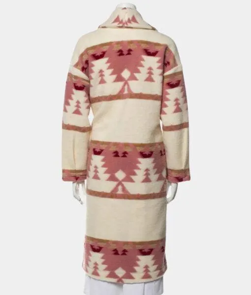 Yellowstone S05 Beth Dutton Pink Coat