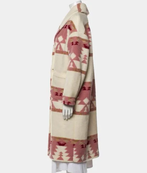 Yellowstone S05 Beth Dutton Pink Coat